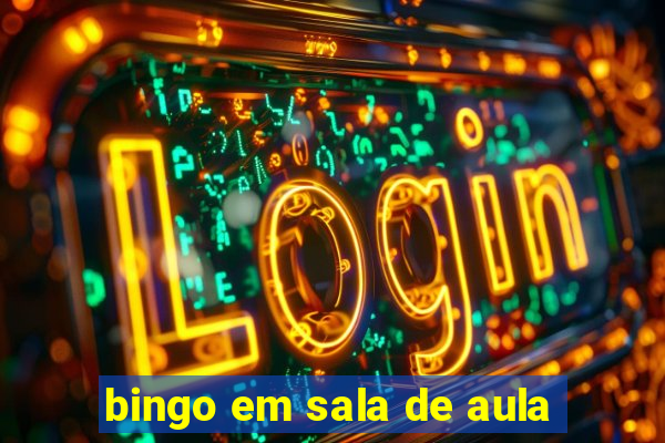 bingo em sala de aula